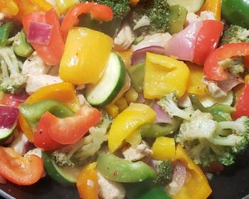 Easy Making Recipe Zesty Chicken and Veggies Yummy