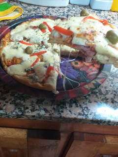 Una foto de Pizza rellena