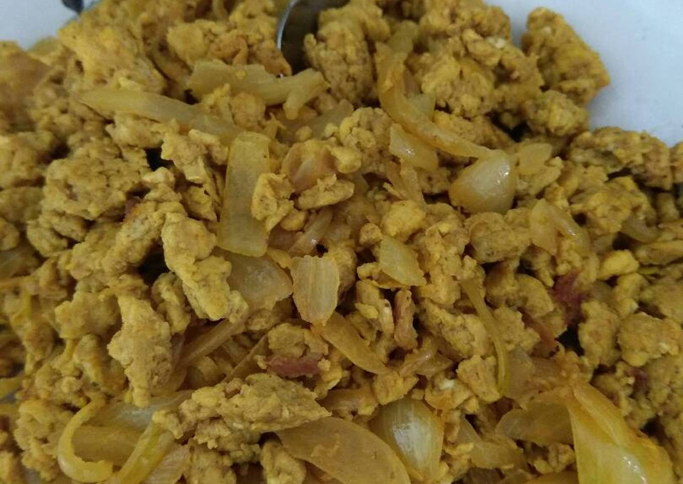 Telur bawang mix (india :Andaa Bujiya)