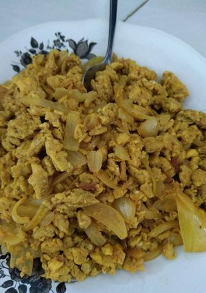 Foto resep Telur bawang mix (india :Andaa Bujiya)
