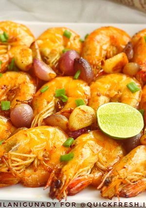 Foto resep Honey Garlic Butter Shrimp