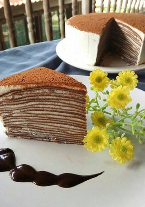 Foto resep Chocolate Mille Crepe