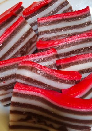 Foto resep Kue Lapis Tepung Beras dan Kanji