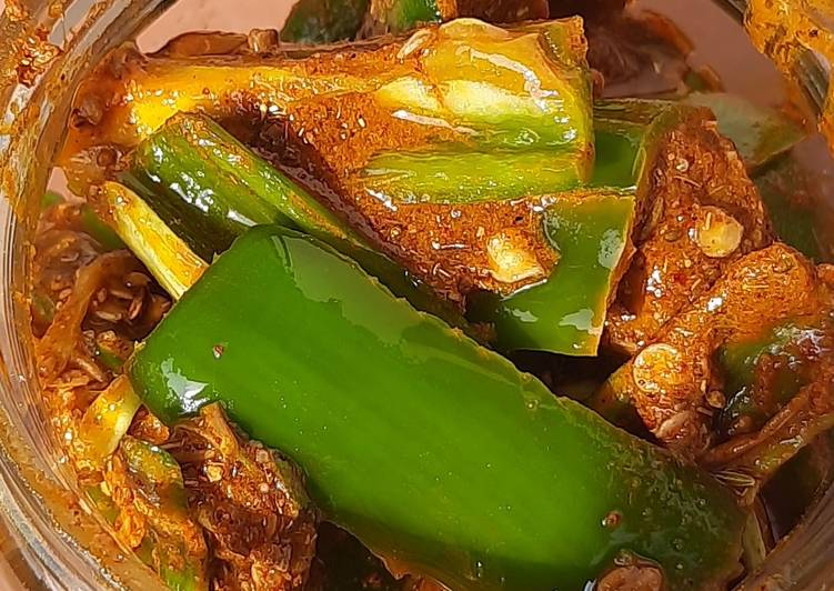 Step-by-Step Guide to Prepare Homemade Green Chilli Pickle