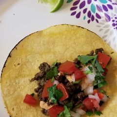 A picture of Ground Elk Tacos.