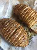 Herbal Hasselback potatoes