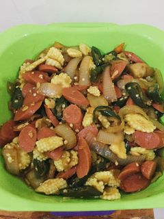 Foto resep Tumis Sosis Jagung