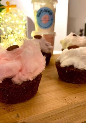 Une photo de Cupcake nutella barbe à papa
