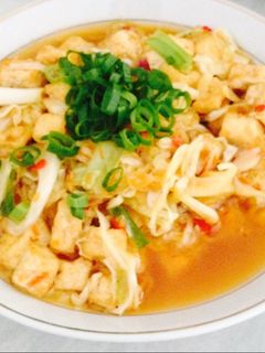 Foto resep Tumis kol tahu pedes