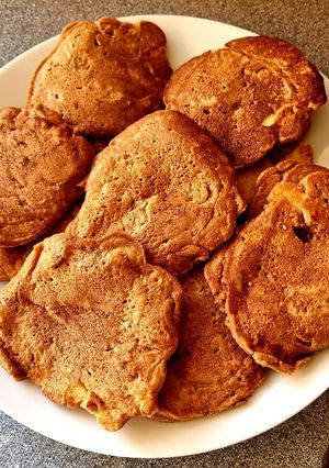 Almás zabos palacsinta recept fotója