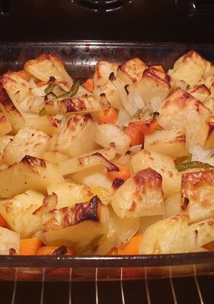 Una foto de Patatas al Horno, con un toque Gaditano