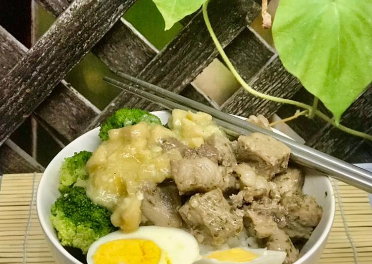 Resep Terbaik Saikoro Beef Rice Bowl (Saus Jamur) Ala Rumahan