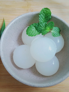 Foto resep Bola Air Kelapa (isian mochi kelapa)