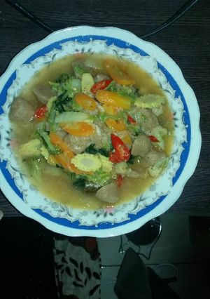 Foto resep Capcay bakso
