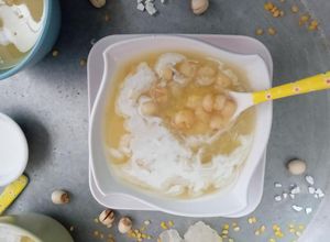 Hình của món Chè hạt sen tươi với đậu xanh, bột sắn dây thơm mát@.