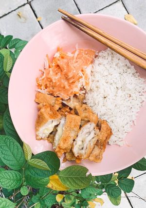 Foto resep Crispy Karage & Salad Mayo TERBAIK!