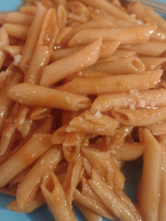 A picture of Penne Soup with Tomato Sauce🍅.