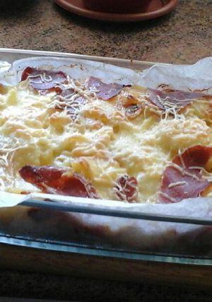 Foto principal de Pastel de tortilla de patatas y carne
