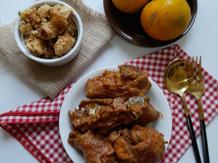 Yuk intip, Cara termudah membuat Rendang Ayam Padang  enak