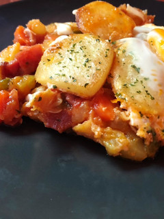 Una foto de Pastel de verduras de la huerta🧑🏼🌾 con huevo 🥚