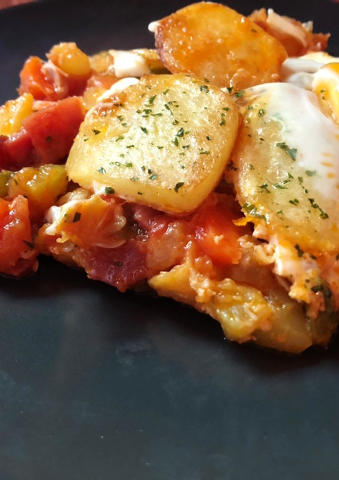 Una foto de Pastel de verduras de la huerta🧑🏼‍🌾 con huevo 🥚