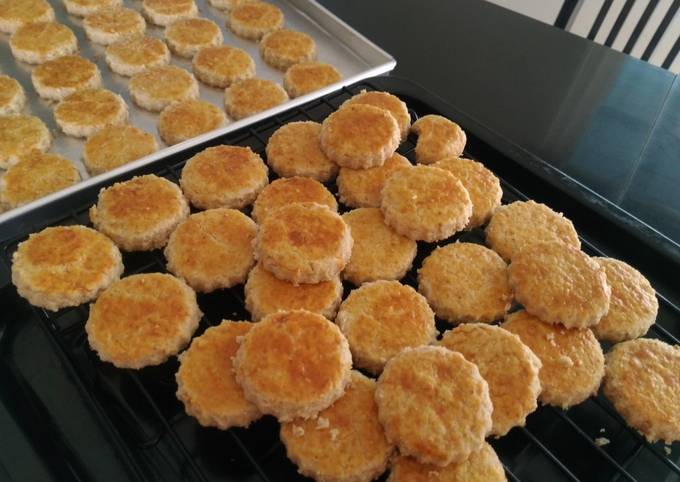 Cara Gampang Membuat PEANUT BUTTER COOKIES / ROTI KACANG, Menggugah Selera