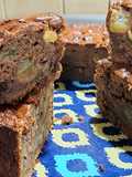 Budín de melón húmedo de chocolate