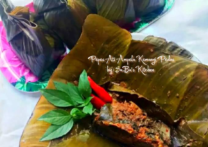 Resep Pepes Ati Ampela Kemangi Pedas Resep Pepes Ati Ampela Kemangi Pedas