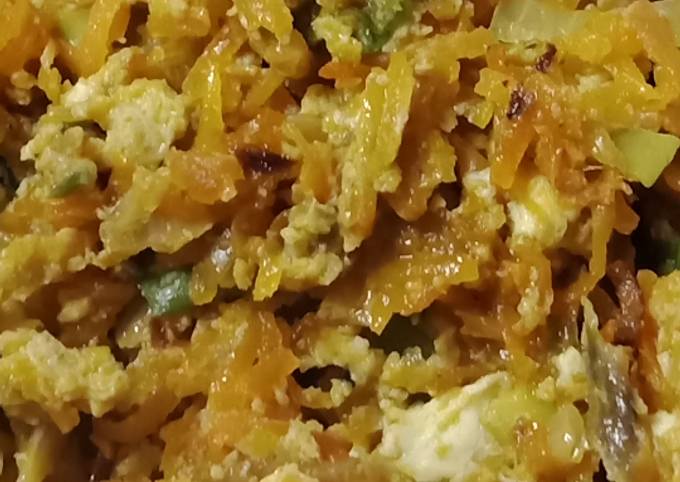 Recipe of Favorite Carrot with eggs scrambled