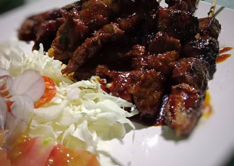 Sate kambing empuk