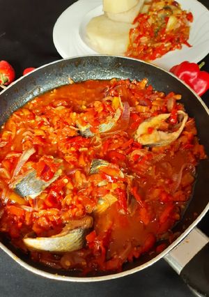 A picture of Tomatoes sauce.