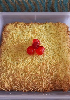 Foto resep Cake Tape Keju Kismis