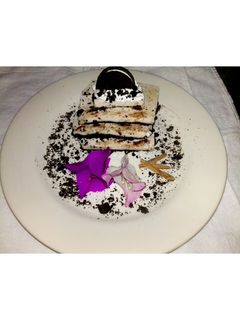 Una foto de Tarta de oreo con cacao