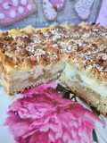 Carré pâtissier à la rhubarbe avec son crumble 😃