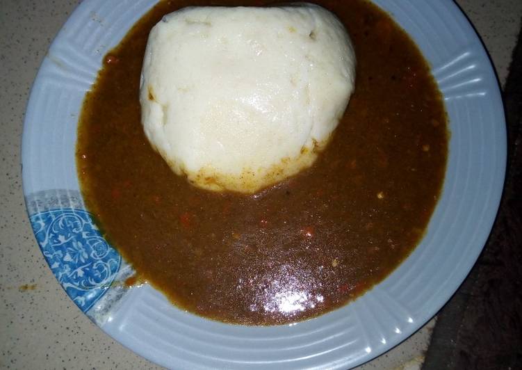 Simple Way to Prepare Great Tuwo miyar kuka Cooking Basics for Newbies