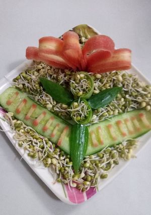 A picture of Sprouts veg salad.