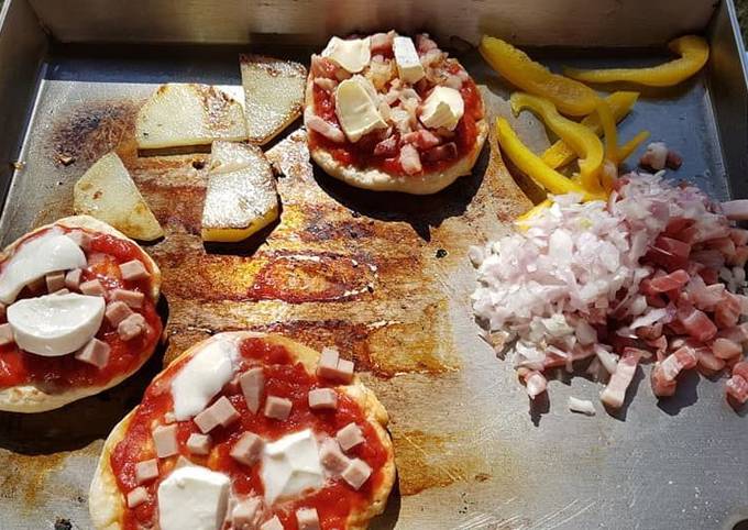 Recette Appétissante Pizza a la plancha