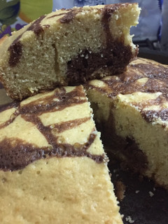 Una foto de Torta de Vainilla marmolada