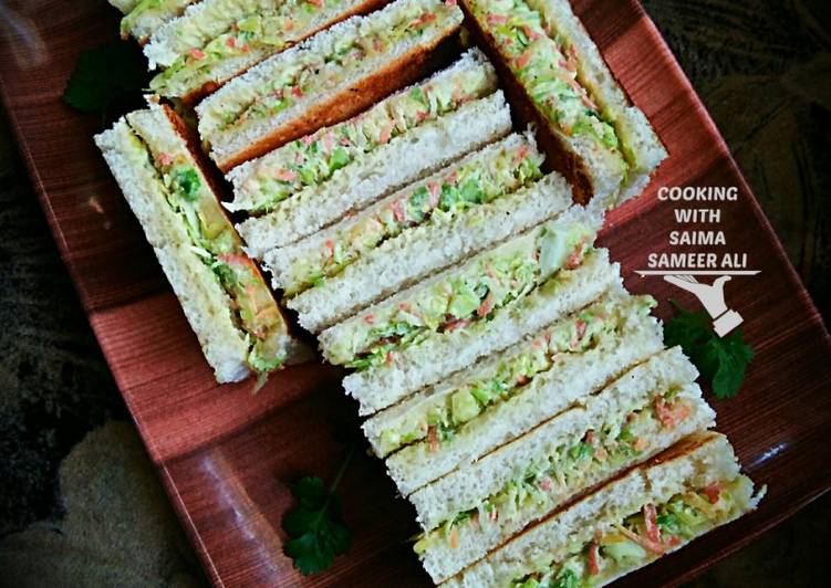 Easiest Way to Prepare Homemade Colslow sandwich