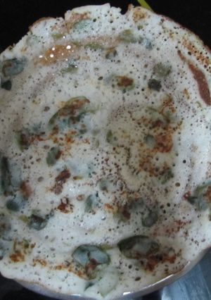 A picture of Drumstick leaves dosa.