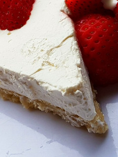 A picture of No Bake Keto New York Cheesecake.