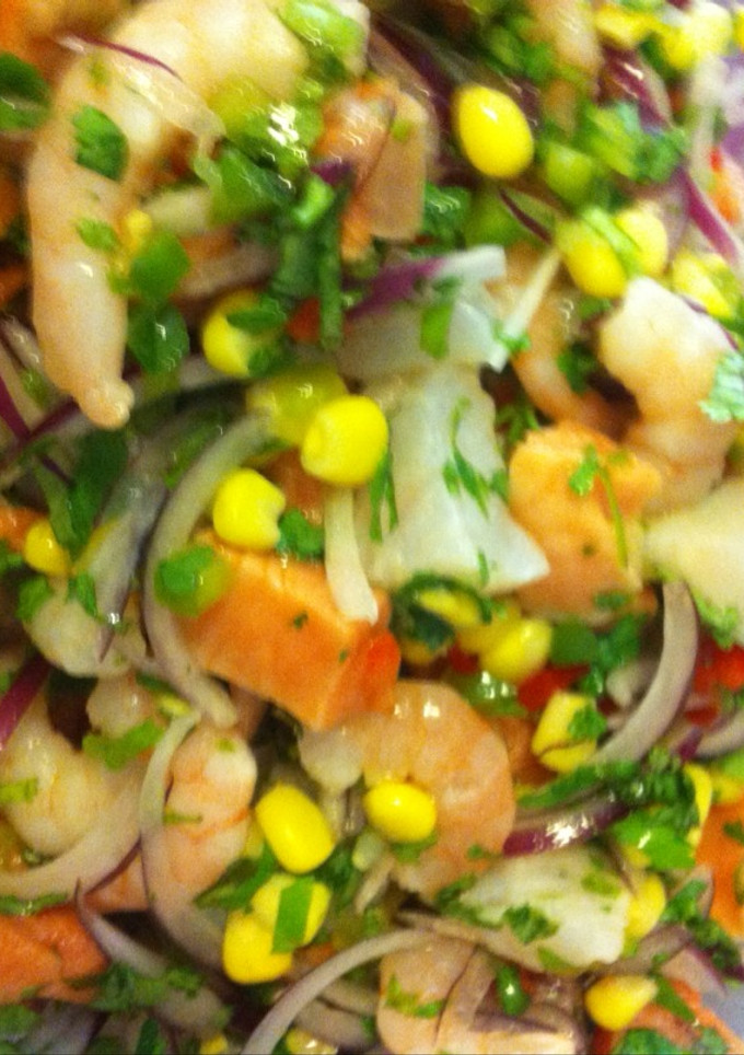 Una foto de Ceviche fácil y rápido