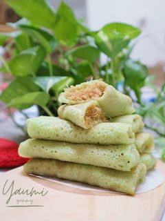 Foto resep Dadar gulung isi unti kelapa