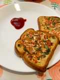 Bread pizza -Breakfast Menu