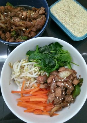 Foto resep Bimbibap ayam