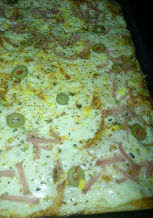 Una foto de Pizza