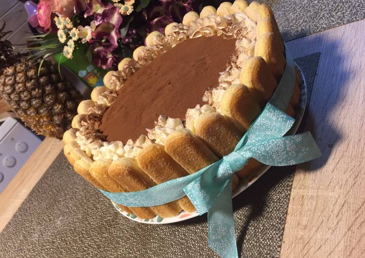 Hamis tiramisu torta