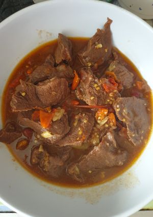Foto resep Daging Asam Pedas Saos Tiram