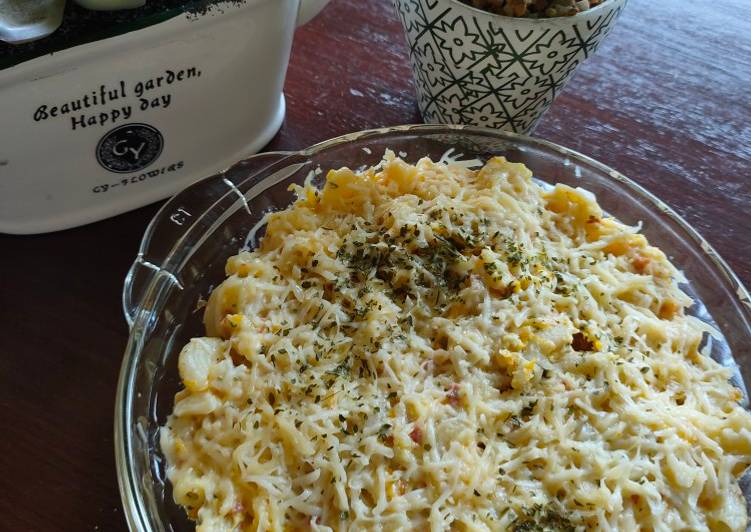 Cara Gampang Menyiapkan Macaroni Schotel Kukus, Enak