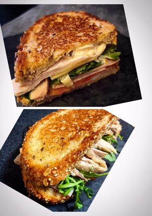 Una foto de Sándwich de Pollo Asado